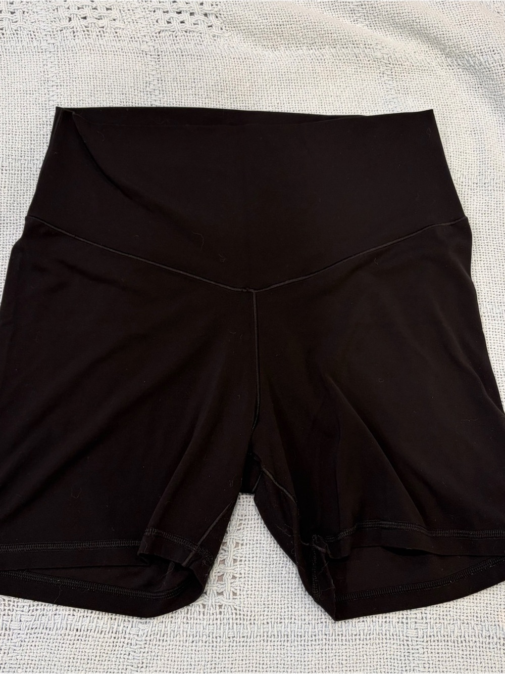 Aerie Real Me Xtra Black High Rise Bike Shorts